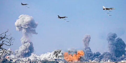 Terrifying airstrike on Russia with 150 F-16 fighters_ Russian countermeasures are ineffective