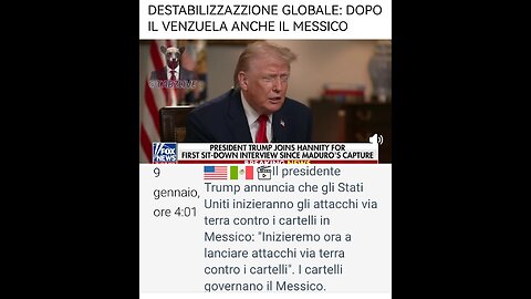 DESTABILIZZAZZIONE GLOBALE: DOPO IL VENZUELA ANCHE IL MESSICO