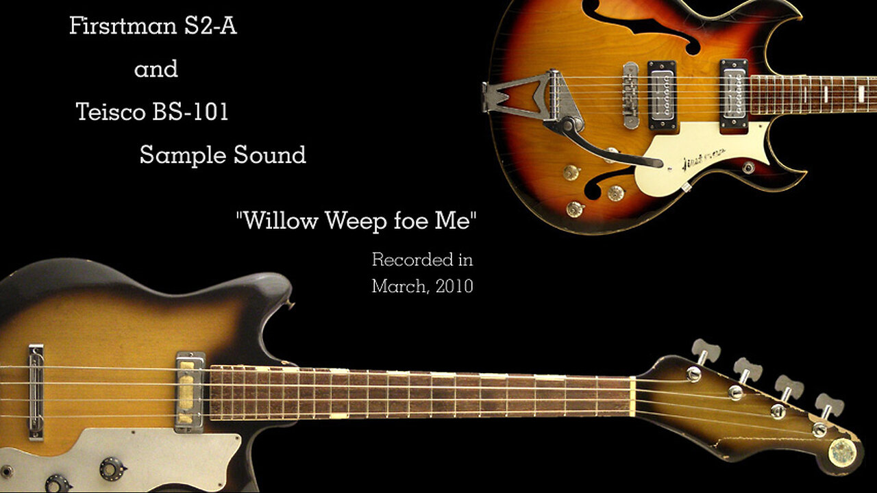 Firstman S2-A and Teisco BS-101 Sample Sound