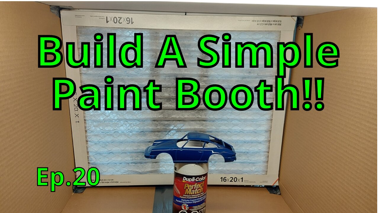 🎨 I Build a Cheap & Effective Paint Booth for Airbrushing Diecast Cars! 🔥 | Ep.20