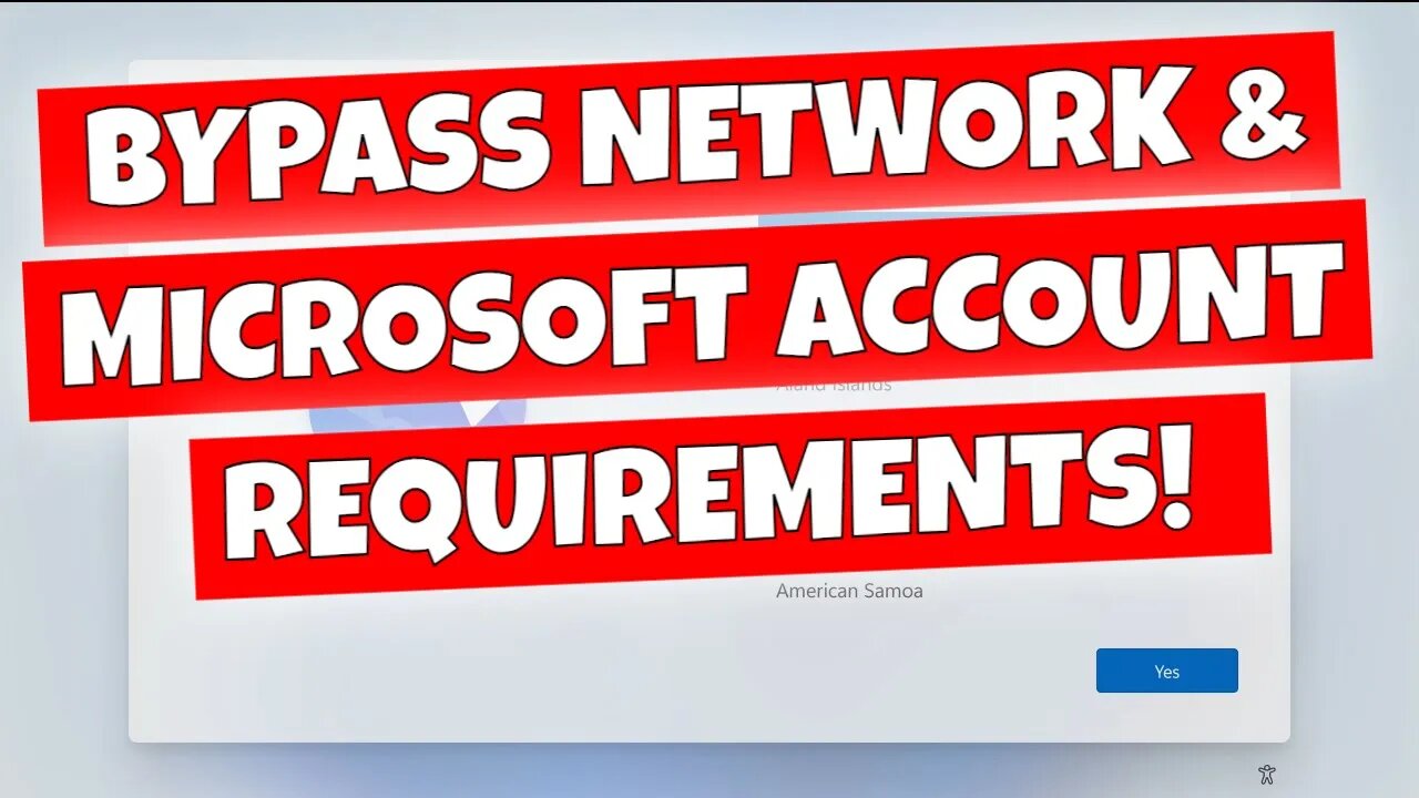 How To Bypass Network Or Microsoft Account Setup For Windows 11 Home Or Pro