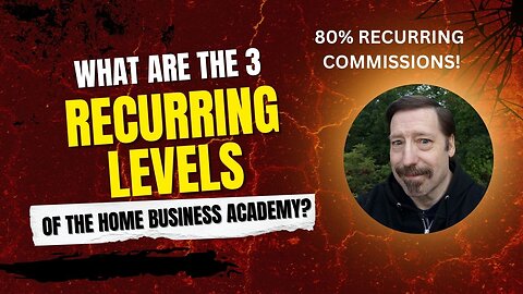 What Are The 3 Recurring Levels of The Home Business Academy?