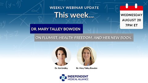 Dr. Mary Talley Bowden on FluMist, Health Freedom, and Her New Book