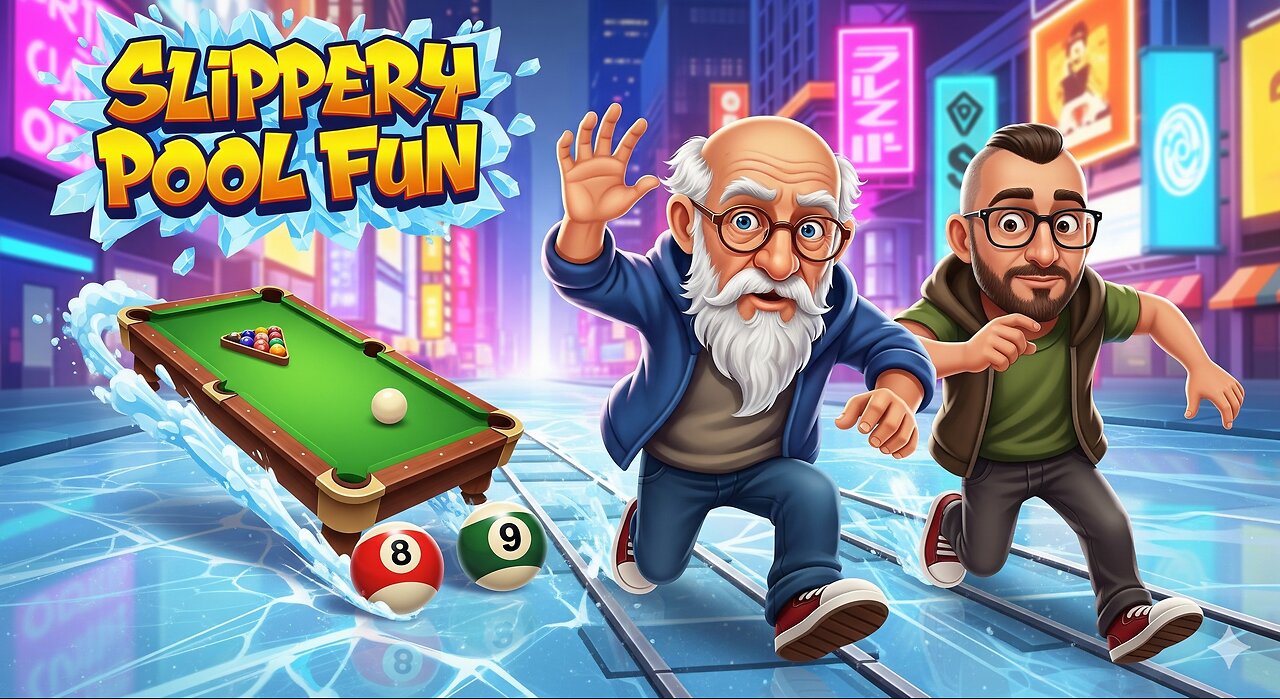 8 Ball Pool LIVE New York's Slippery Pool Table! Will They Sink or Surf?