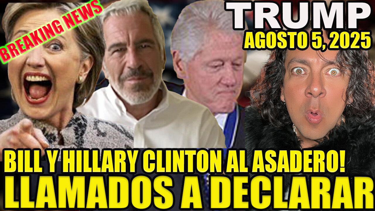 BILL Y HILLARY CLINTON LLAMADOS A DECLARAR EN EL CASO DE EPSTEIN