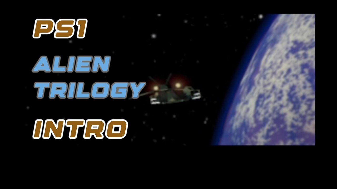 PS1 Intro - Alien Trilogy Xenomorph Cinematic