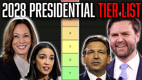 *NEW* 2028 Presidential Election: 2028 General Election Tier List 