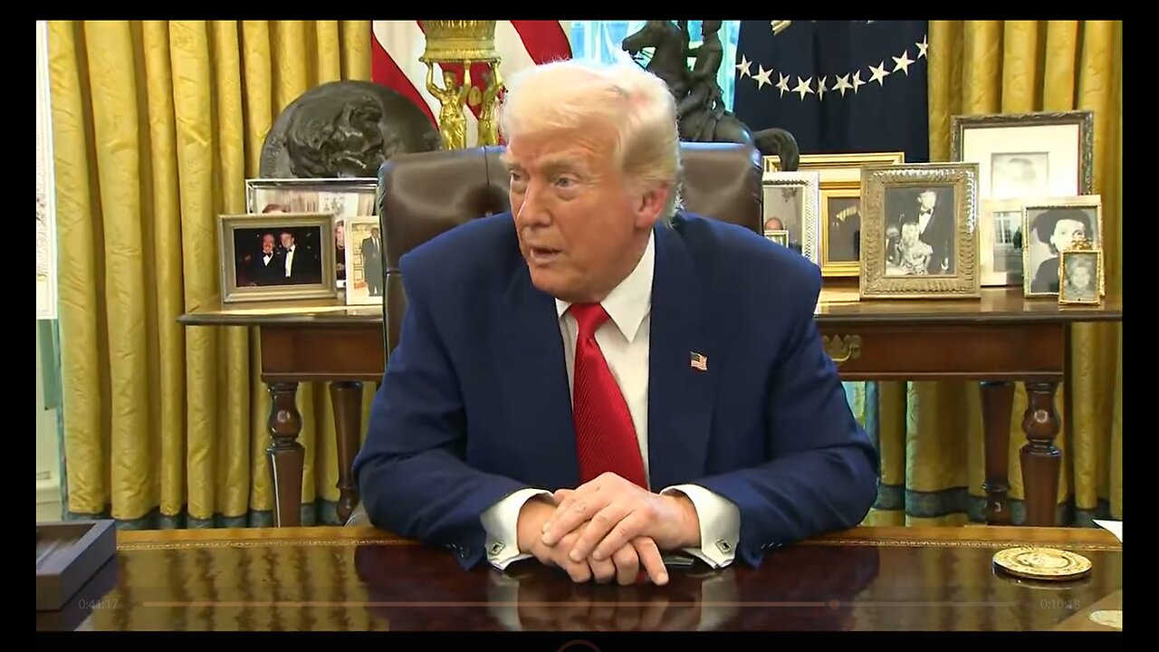 President Trump signs executive order after tariff news