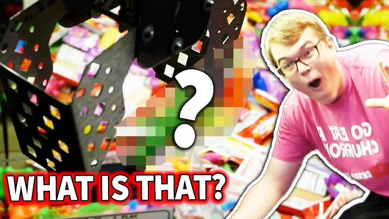 We weren't supposed to win this at the claw machine...