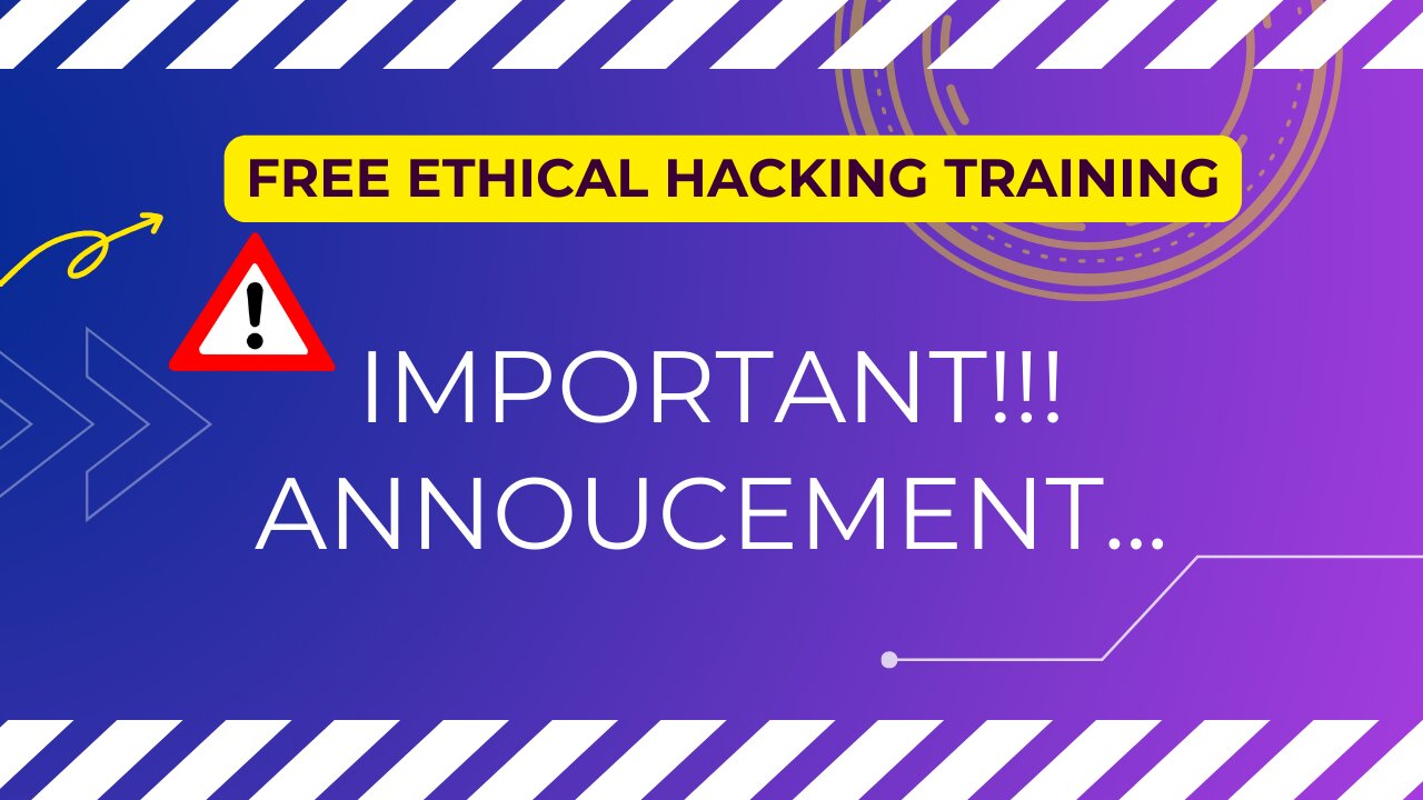 Important Announcement!!!