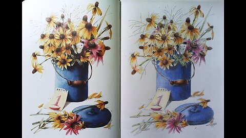 Full Time-lapse Posh Coloring Book Inspired by Nature with Polychromos pencils