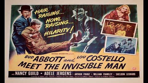 Abbott and Costello Meet The Invisible Man (Movie Trailer) 1951