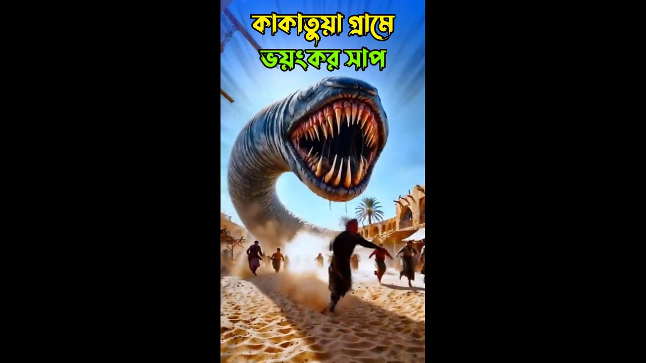 কাকাতুয়া গ্রামে ভয়ংকর সাপ || #snakecartoon #villagecartoon #cartoon #viralshorts