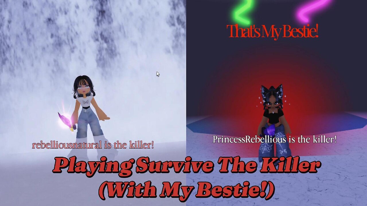 Playing Survive The Killer (With My Bestie 😁)