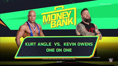 WWE 2k25 Kurt Angle vs Kevin Owens