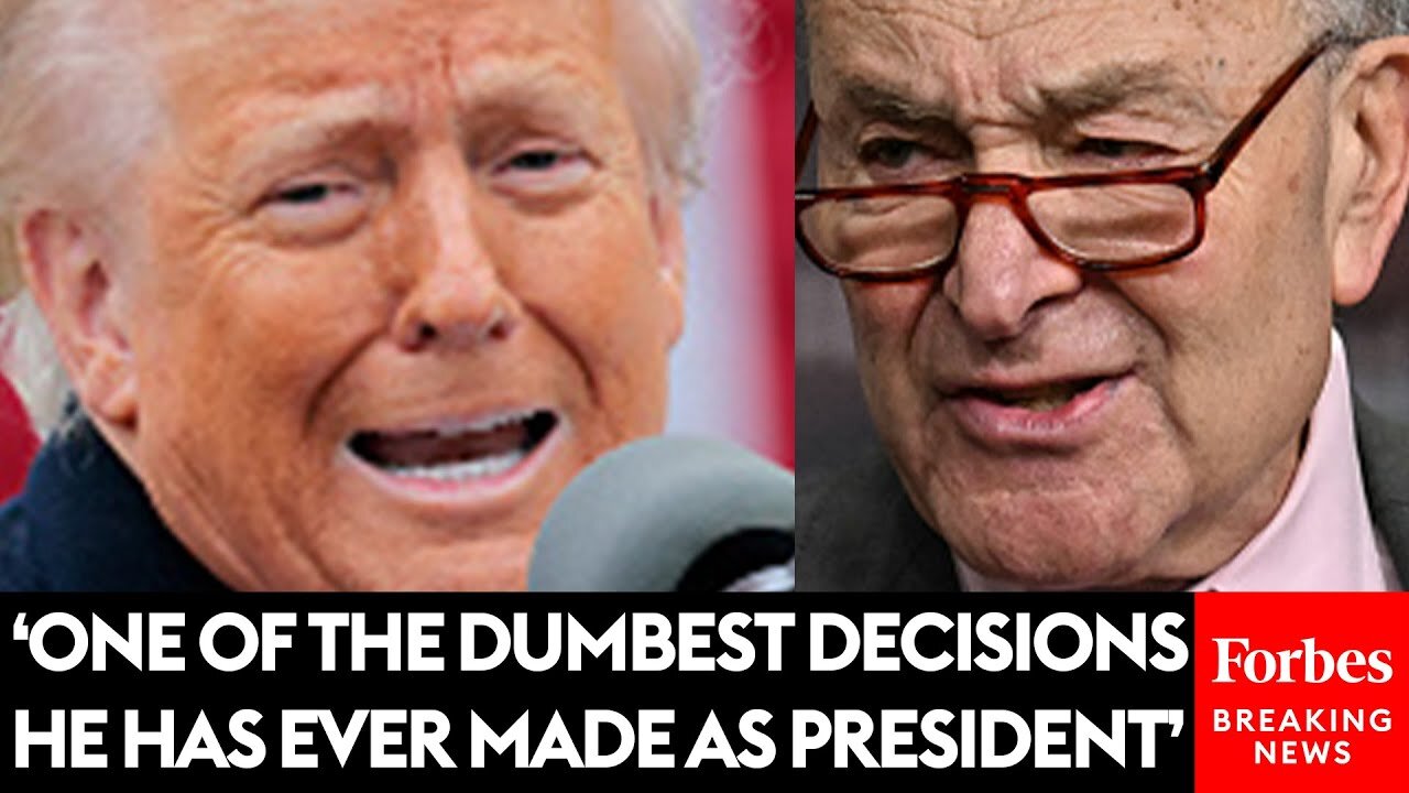 BREAKING: Schumer Torches Trump's Tariffs, Urges House Vote On Resolution Reversing Canada Tariffs