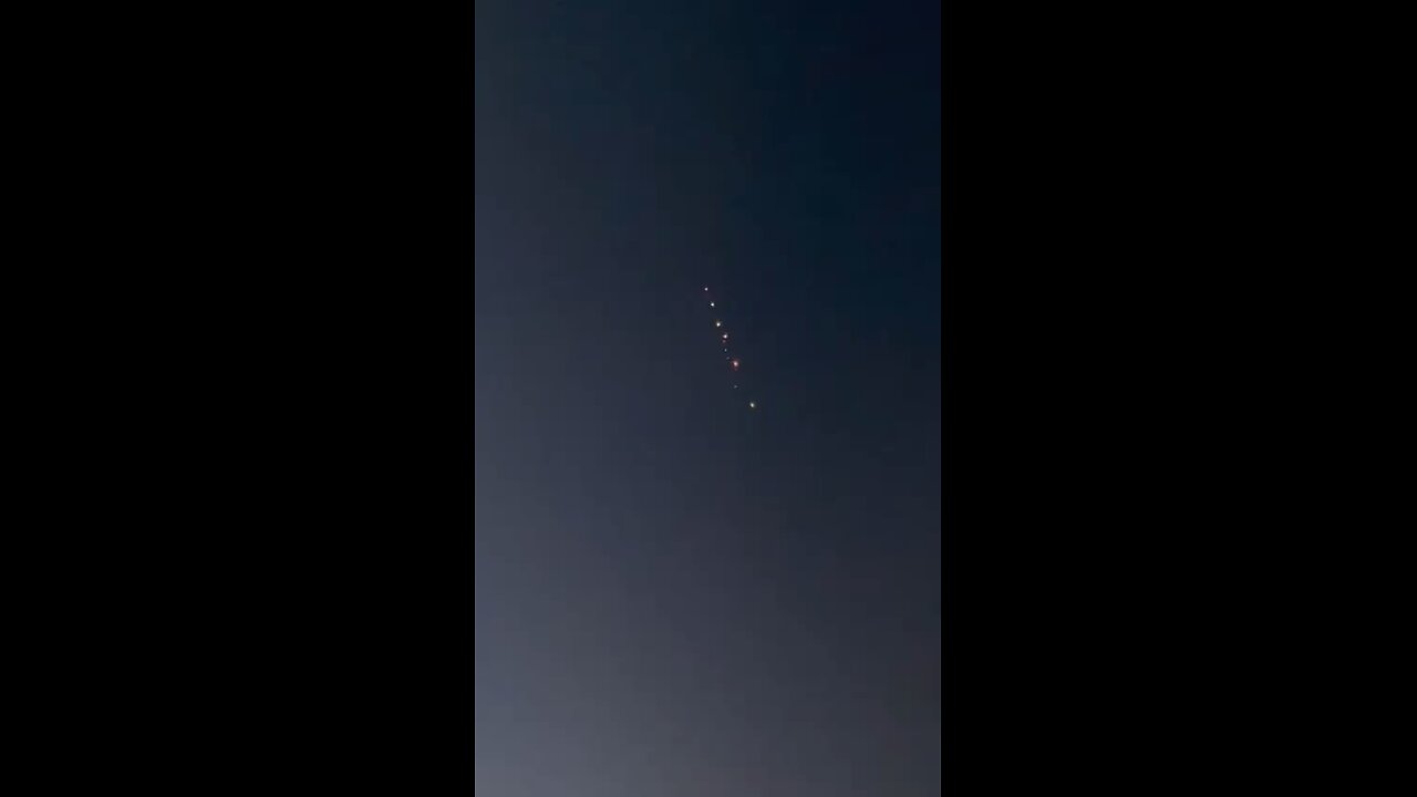 Strange lights in the sky
