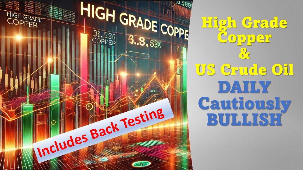 High Grade Copper & US Crude Oil Cautiously Bullish
