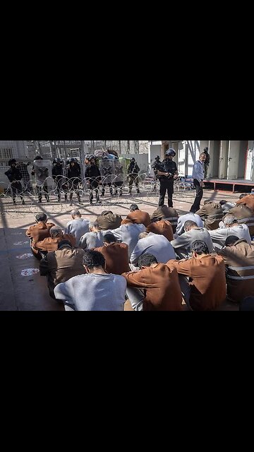 A short dramatic scene performed by some Gazans,