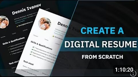 💻📄 Build a DIGITAL RESUME & HOST It for FREE! | Step-by-Step Guide 🚀🌐