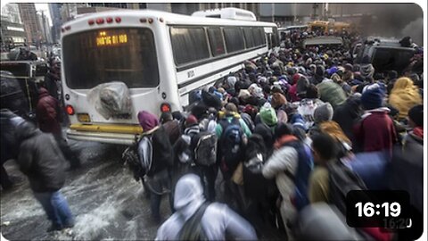 "Migrants Flee NYC in Fear as 25 Shelters Shut Down"