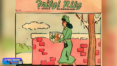 The worst television program, Fritzi Ritz and Phil Fumble By Ernie Bushmiller #comics #funny