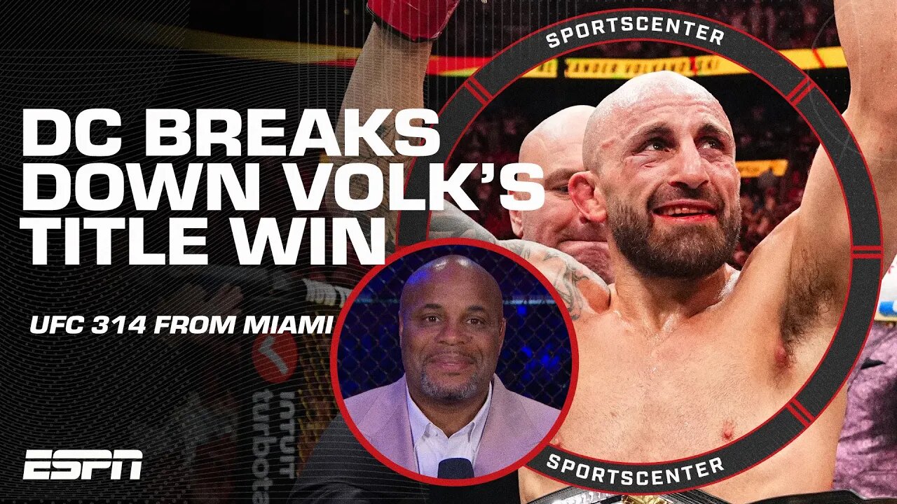 Daniel Cormier reacts to UFC 314: Volkanovski vs. Lopes & Chandler vs. Pimblett | SportsCenter