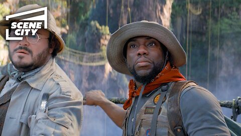 Jumanji The Next Level Baboon Attack Bridge Scene (Kevin Hart, Jack Black 4K HD