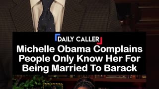 Michelle Obama Complains People Only See “Barack’s Wife”