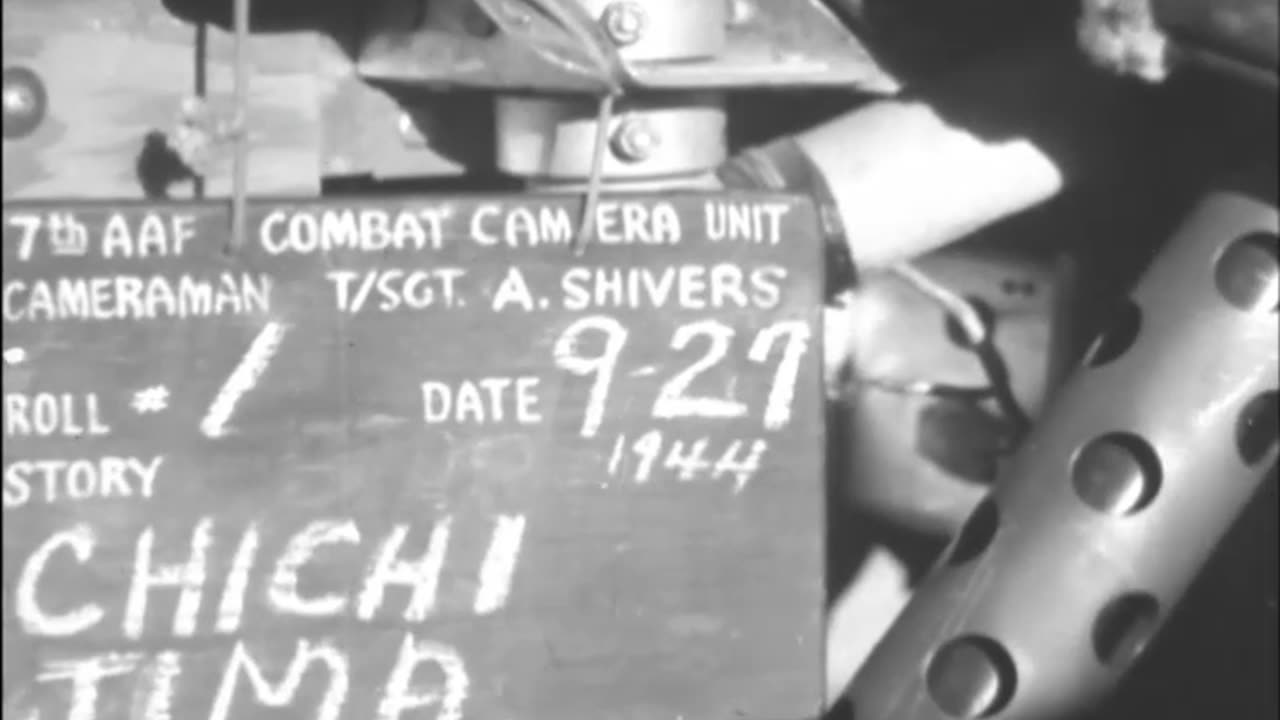 BOMBING OF CHICHI-J... - BOMBING OF CHICHI-JIMA, ONE OF THE BEECHEY ISLANDS, W PACIFI - 111-adc-1817
