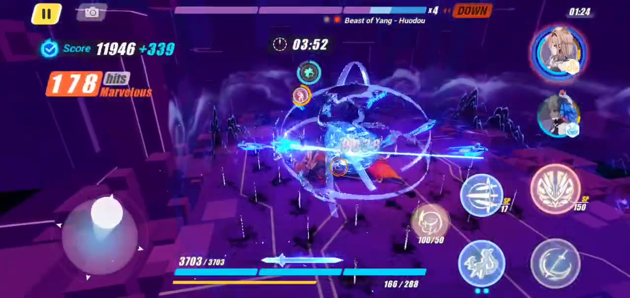 Honkai Impact 3rd - Memorial Arena Exalted Vs Houdou SS Difficulty 01/26/23