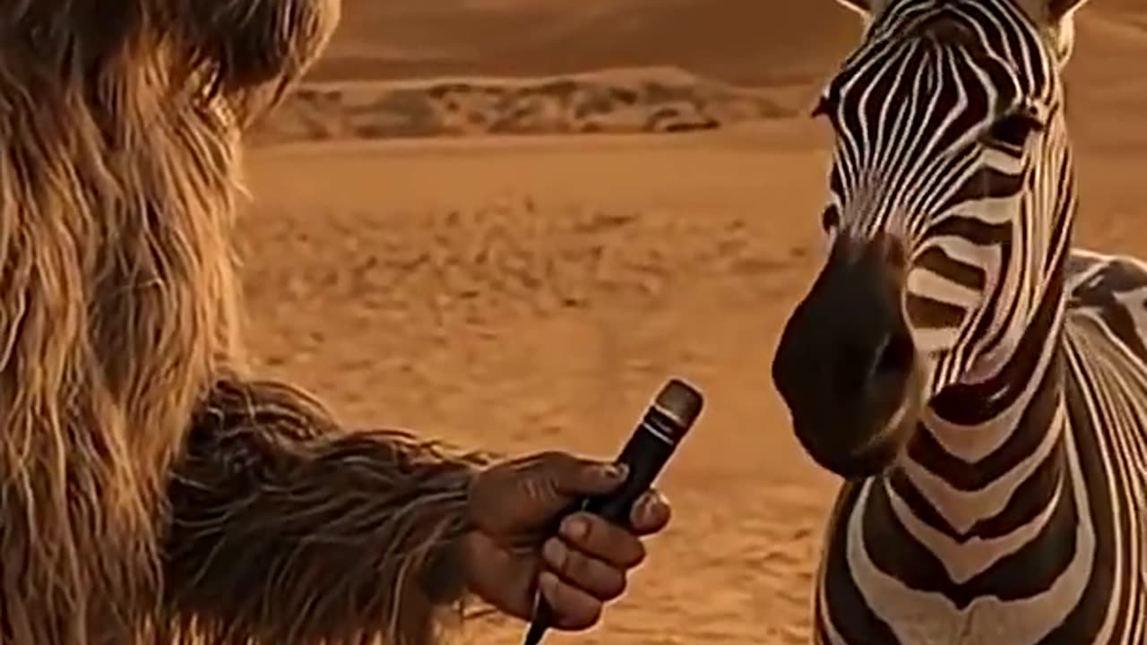 The Zebra’s Strange Wish Left Bigfoot Speechless😆😆😆