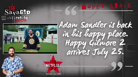 Tomorrow's sneak peak of our Movie Review of HappyGilmore 2