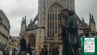 Jazz Nano Street Edition: Busking in Bath, England: 2025 Tour in UK