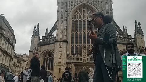 Jazz Nano Street Edition: Busking in Bath, England: 2025 Tour in UK