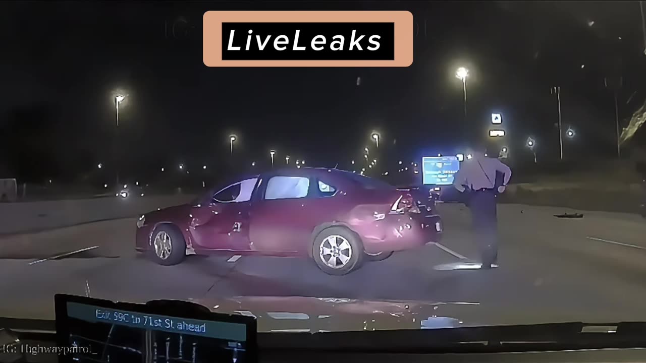 Cop’s Double Dodge in ONE Second: Two Near-Misses!
