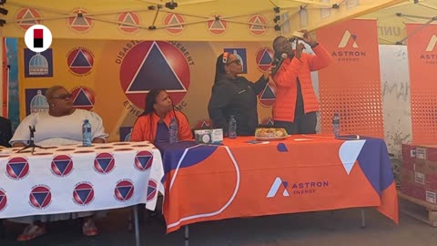 eThekwini Municipality, Astron Energy install fire detectors in Dakota Informal Settlement