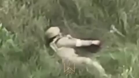 Russian Soldier Taking Saxophone Lessons