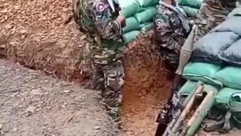🔥🎯 Border War | Cambodian Troops Attack Thai Positions with Type 69-1 RPGs & PKM MGs | RCF