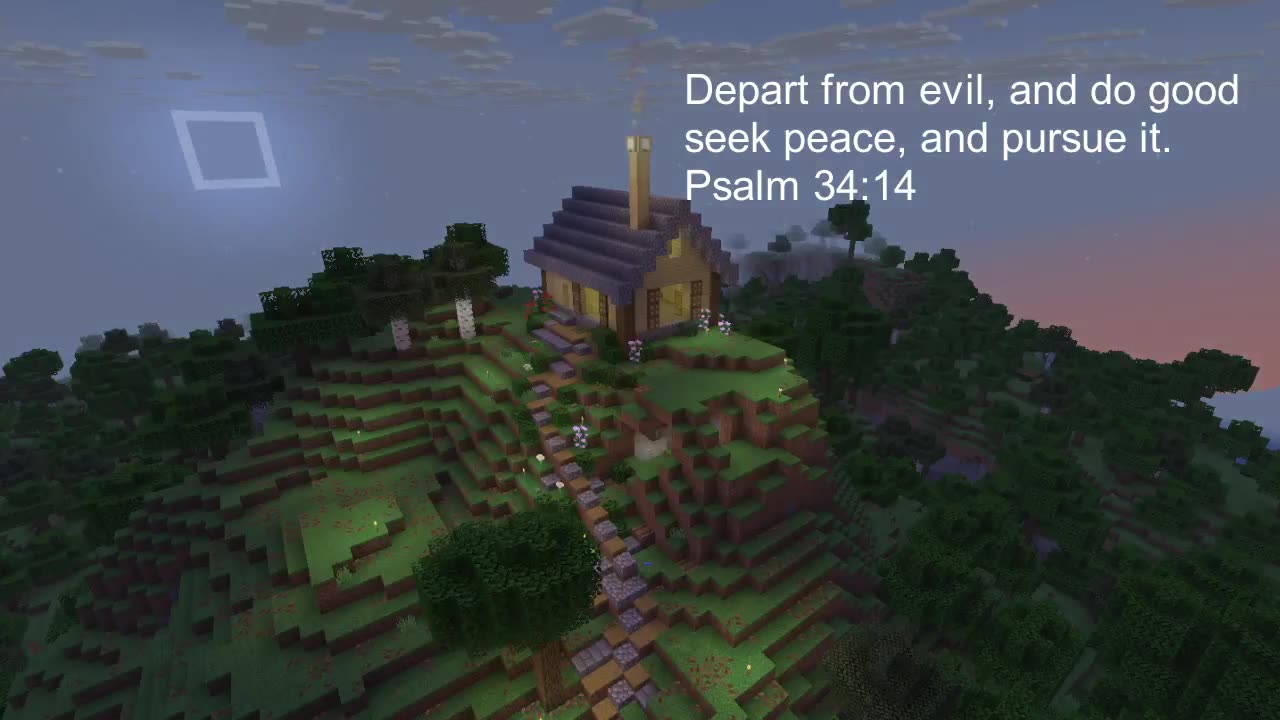 Calm Bible Verse Psalm 34:14