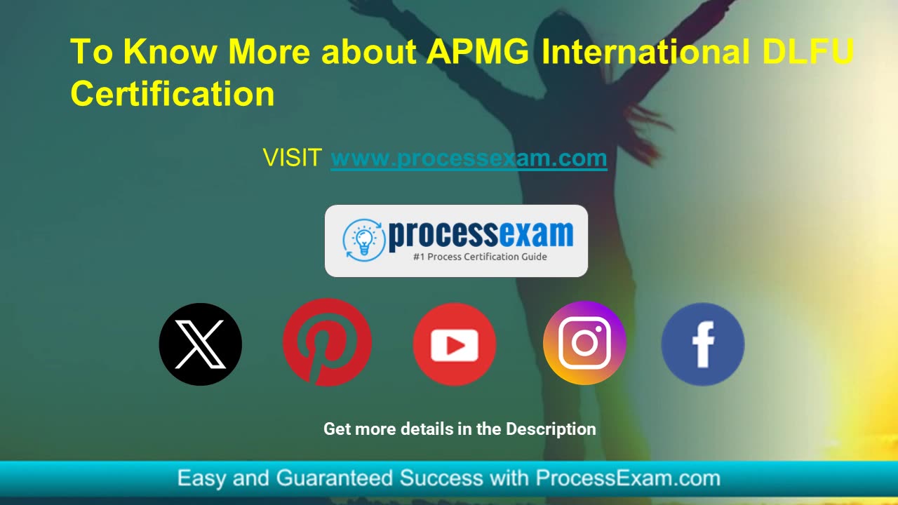 Power Up Your APMG International DLFU Certification Exam Readiness