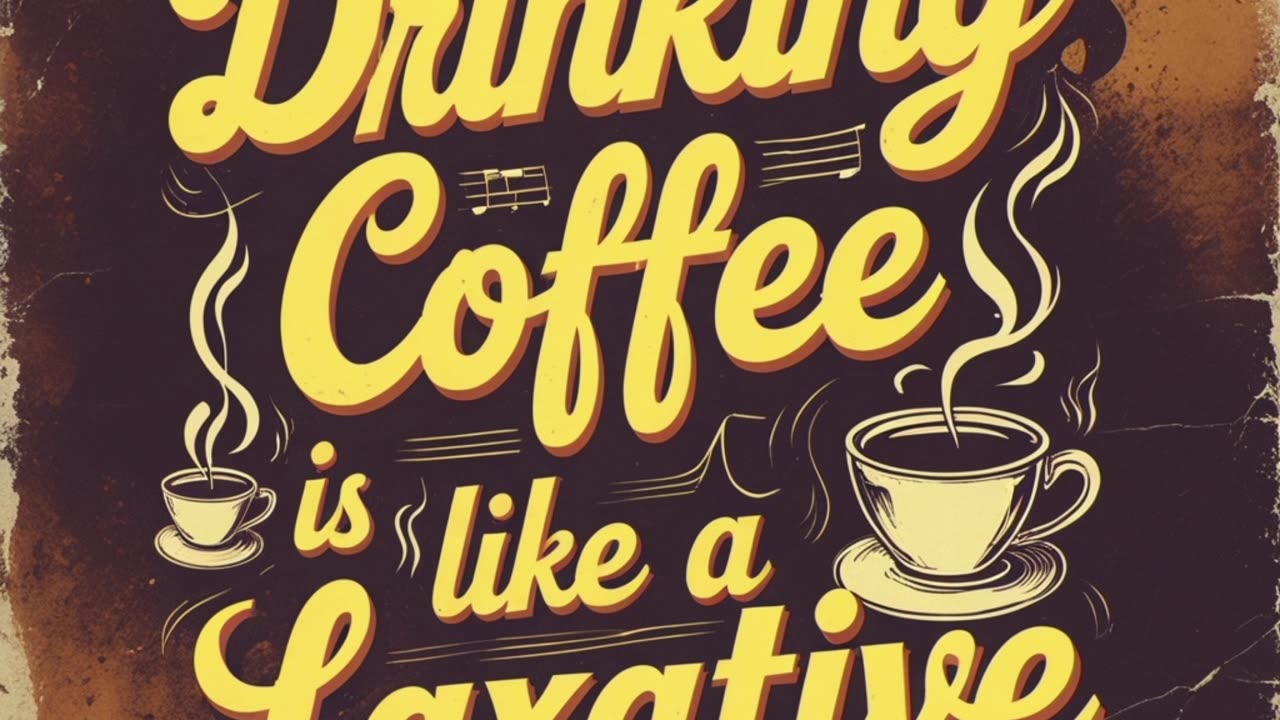 Drinking Coffee (Like a Laxative - 1970s Funk-Soul AI Song)