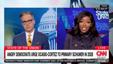 Jasmine Crockett refuses to back AOC against Schumer