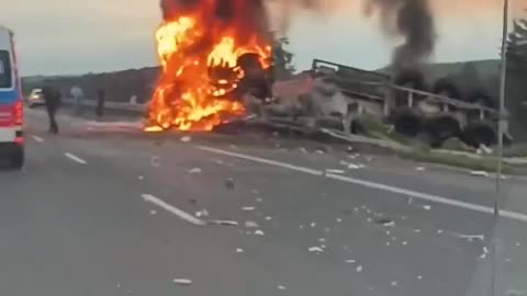Poranny wypadek na trasie S5 miedzy węzłami Bydgoszcz Miedzyn i Bydgoszcz Zachód.