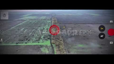 Ukrainian Artillery Opens Up On Advancing Russian Infantry Mostly Out in the Open