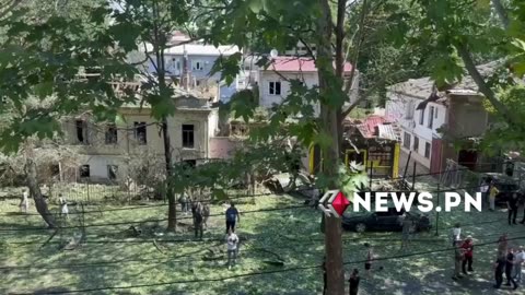 ‼️ Civilian infrastructure was damaged in the center of Mykolaiv, including burger