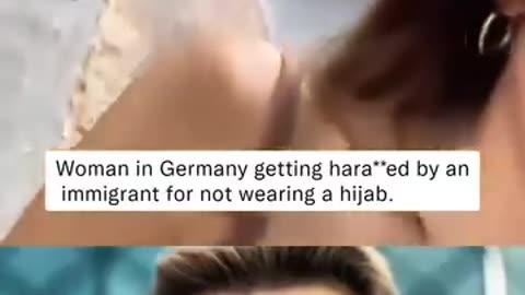 en akemania mujer es acosada por musulman