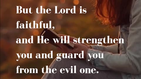 2 Thessalonians 3:3