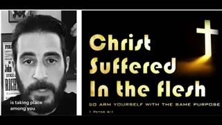 Jonathan Roumie reads from the Scripture- 1 Peter Chapter 4 -to suffer a part of human condition