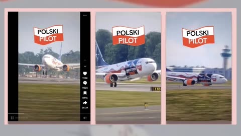 Fact Check: Video Game Clip Shows 'Polish Pilot' Landing Boeing 737 On One Wheel -- NOT Real Footage